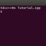C++11 Linux Terminal Compile